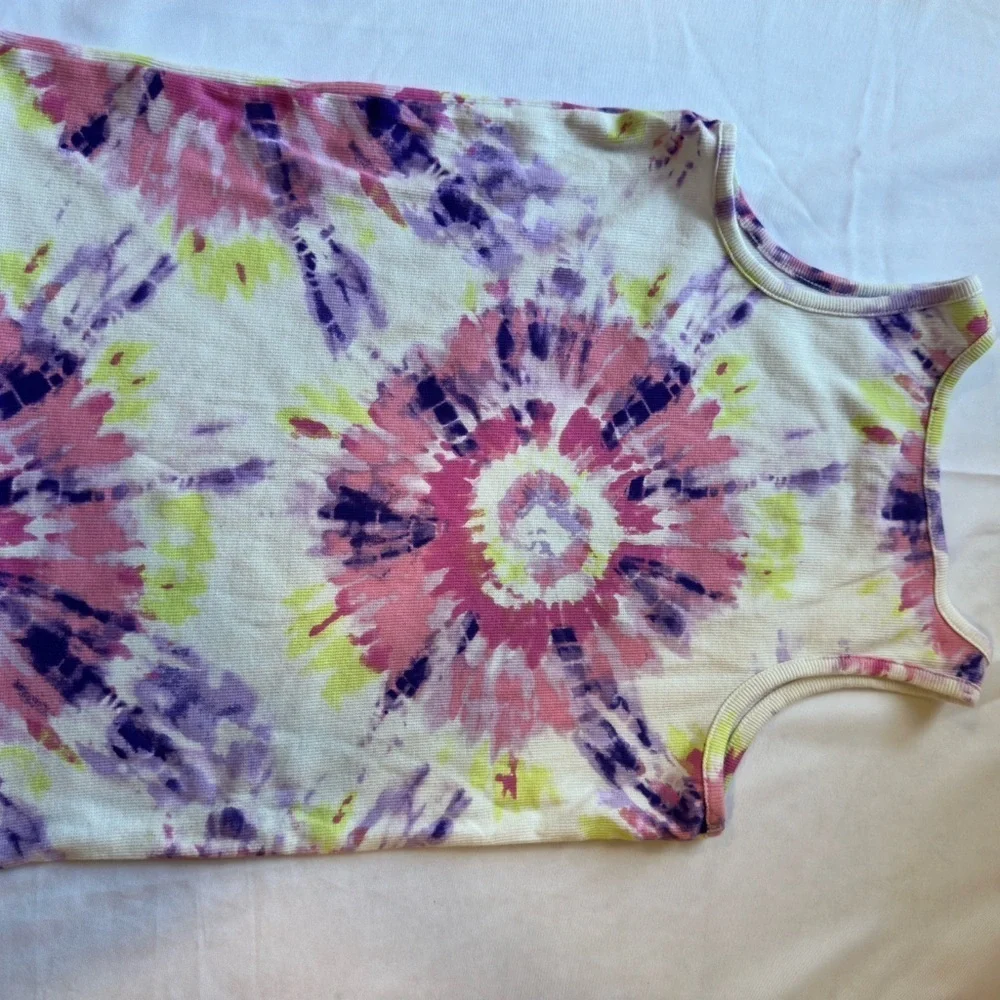 The Children's Place Purple and Pink Tie-Dye Sleeveless Tank Top